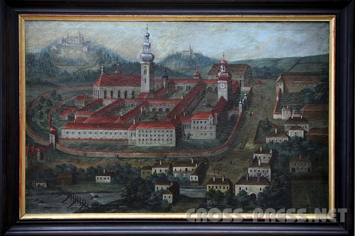 2009.04.24_15.14.26.jpg - Diese Ansicht von Seitenstetten stammt aus dem Beginn des 18 Jh. und ist Betandteil der stndigen Ausstellung in der Stiftsgalerie.