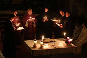 Rorate-Messe im Stift Seitenstetten Schola des Stiftes