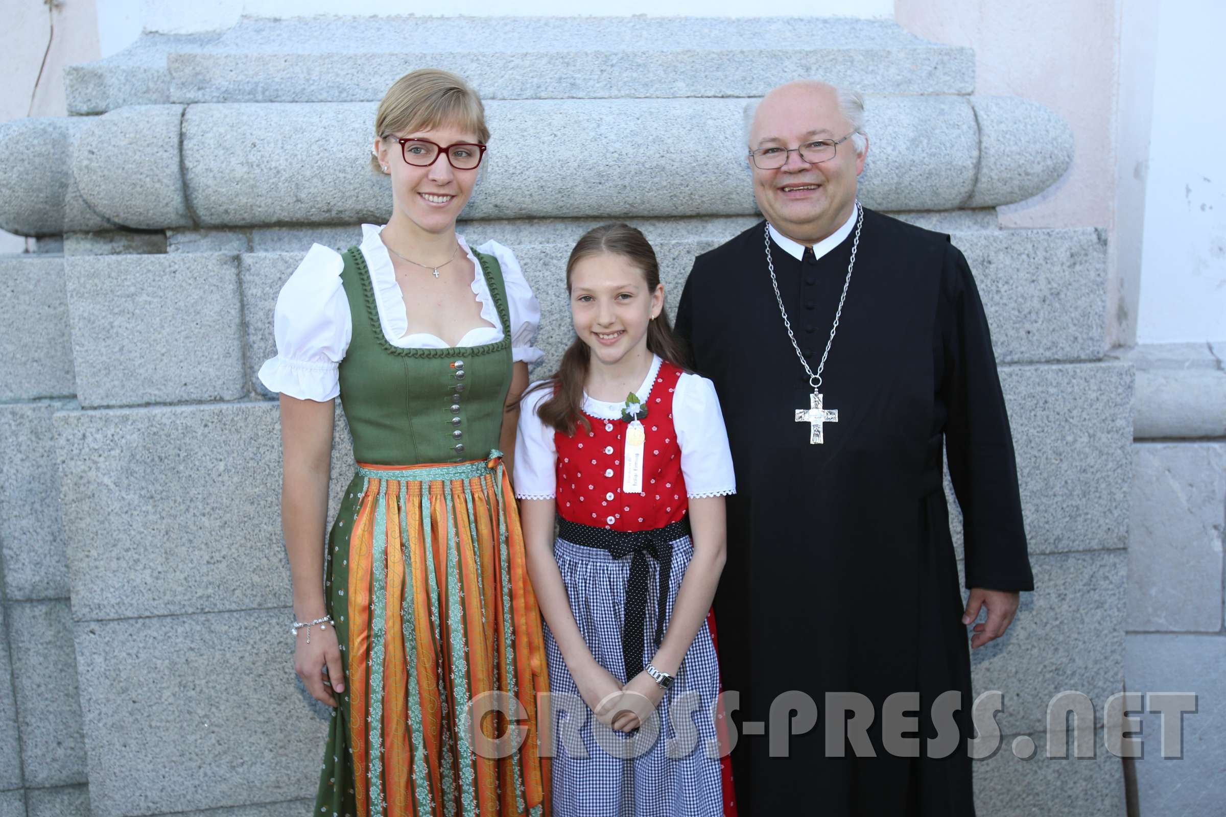 Firmung mit Abt Petrus Pilsinger und Altabt Johannes Gartner (08h)