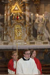 Firmung am Sonntagberg, 08h00 Alexander, Kandidat im Stift Seitenstetten.