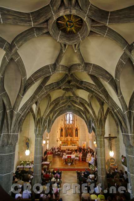 2016.05.21_09.36.56.JPG - Das berühmte Schlingrippengewölbe der Weistracher Pfarrkirche.