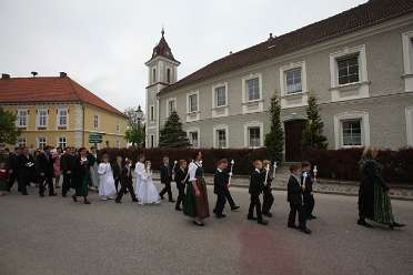 Vor der Messe