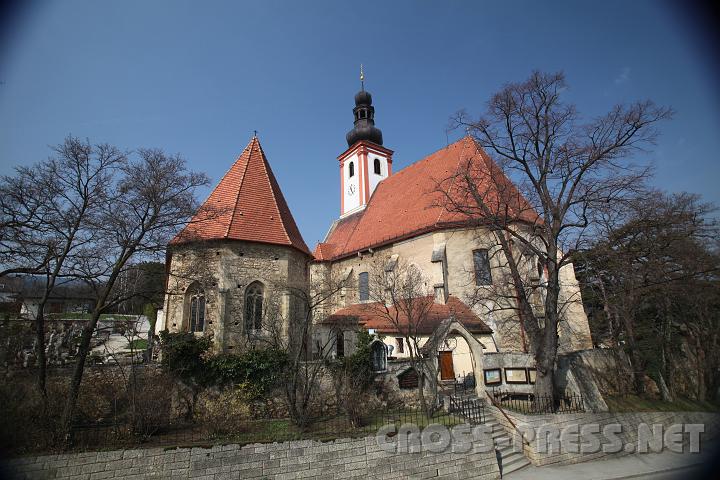 2009.04.06_10.25.36.jpg - Wrflach wurde von bayrischen Mnchen aus dem Kloster Formbach gegrndet und "Wirbilach", d.i. wirbelnde Ache (heute Johannesbachklamm) benannt.Der Name wird 1094 in einer Schenkungsurkunde erstmals erwhnt und hat sich ber verschiedene Schreibweisen (wirbilaha, wervilaha u.a.) bis heute erhalten.