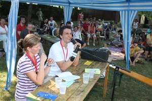 JungFamilienTreffen 2010 Die Gründer des Treffens Michaela und Robert Schmalzbauer referieren zum Thema: 