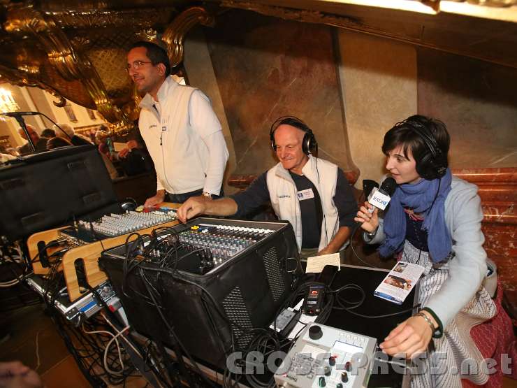 2013.09.21_18.03.05.jpg - Das Übertragungsteam: Andreas Siller, Bernhard Grimm und Veronika Bonelli.