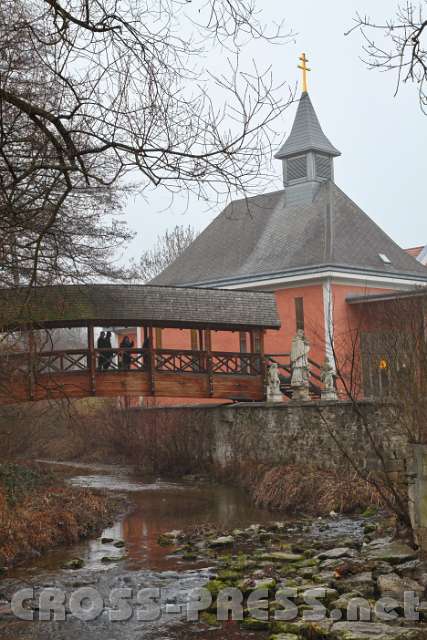 2014.01.18_11.46.05.jpg - Auf dem Weg zur Hl. Messe in der Katharinenkapelle der Hochschule.