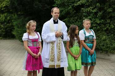 Kutschenfahrt und Empfang