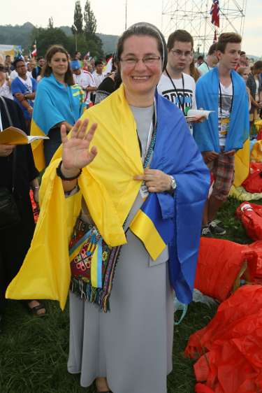 WeltJugendTag Krakau 2016 Eine polnische Nonne