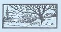 Stift im Schnee