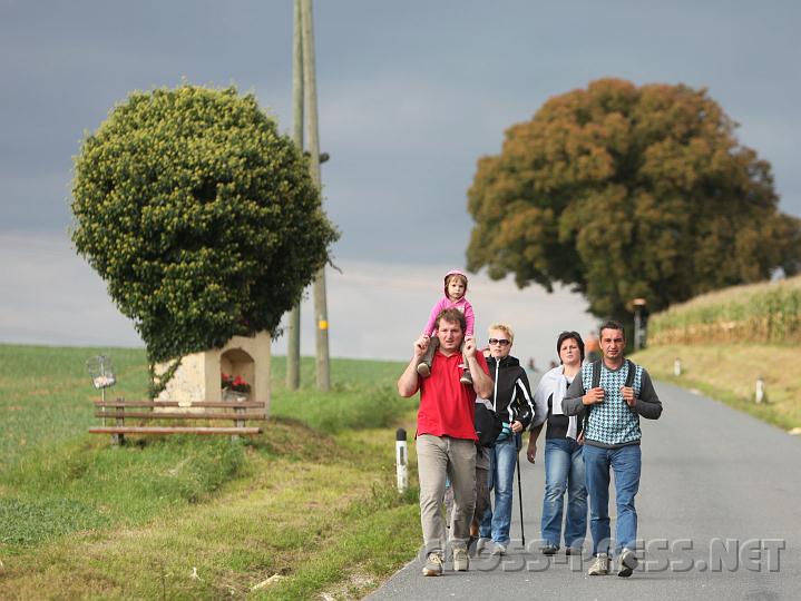 2010.09.19_16.31.23.jpg - Der Wanderweg fhrte an zahlreichen frs Mostviertel typischen "Breitpfeilern" und Marterln vorbei.